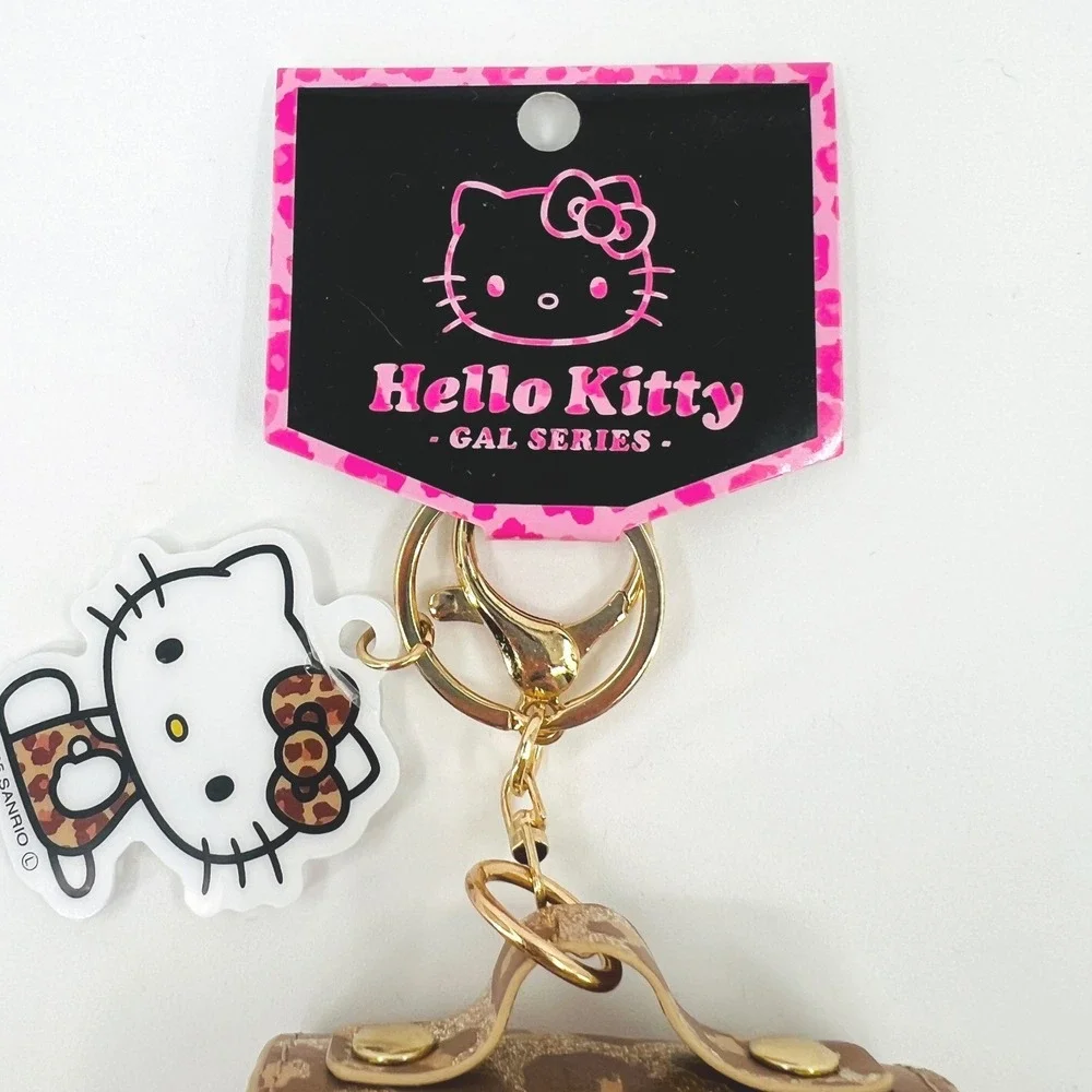 Sanrio Hello Kitty Mini Multi‎ Pouch Charm Leopard Gogo Gal Series Japan Y2K NEW